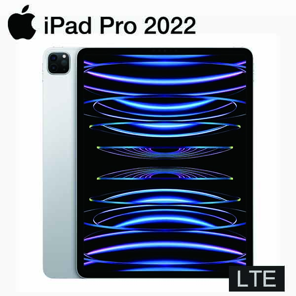 Apple iPad Pro-256G WIFI＋行動網路（12.9吋）2022版 ▼加贈側掀式全面防護保護殻